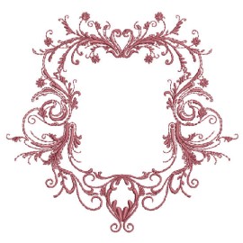 Matriz de bordado Moldura 007