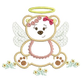 Matriz de bordado Ursinha Aplique