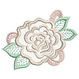 Matriz de bordado Flores 06