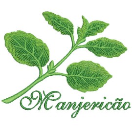 Matriz de bordado Manjeric�o