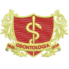 Matriz de bordado Bras�o Odontologia 002