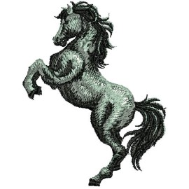 Matriz de bordado Cavalo detalhado 06