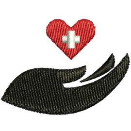 Matriz de bordado Smbolo Medicina