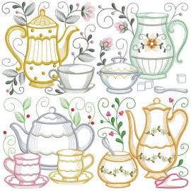 Matrizes de bordado Decora��o X�caras