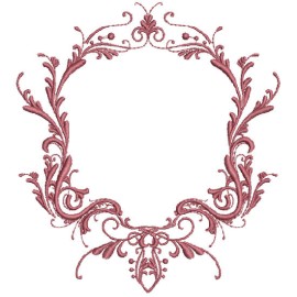 Matriz de bordado Moldura 003
