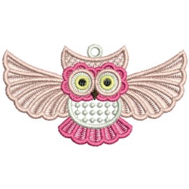 Matriz de bordado Coruja 09