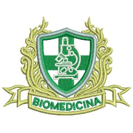 Matriz de bordado Bras�o Biomedicina