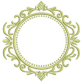Matriz de bordado Moldura 021