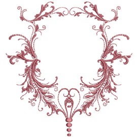Matriz de bordado Moldura 008