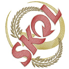 Matriz de bordado Skol Logomarca 002